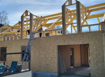 maison ossature bois à Monts près de Tours en Indre-et-Loire 37