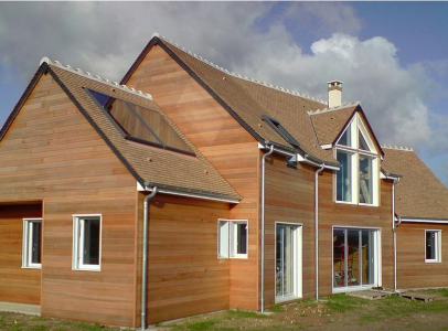 construction maison ossature bois à Monts près de Tours en Indre-et-Loire 37