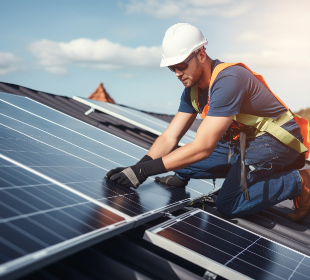 panneaux de panneaux de photovoltaïques à Monts près de Tours en Indre-et-Loire 37