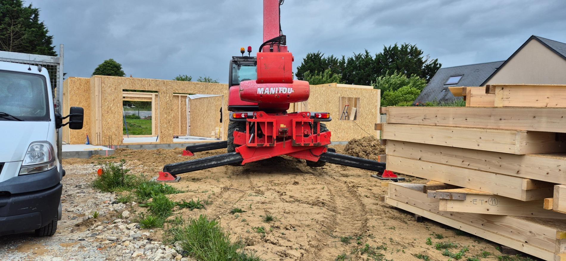 Ossature bois + enduit