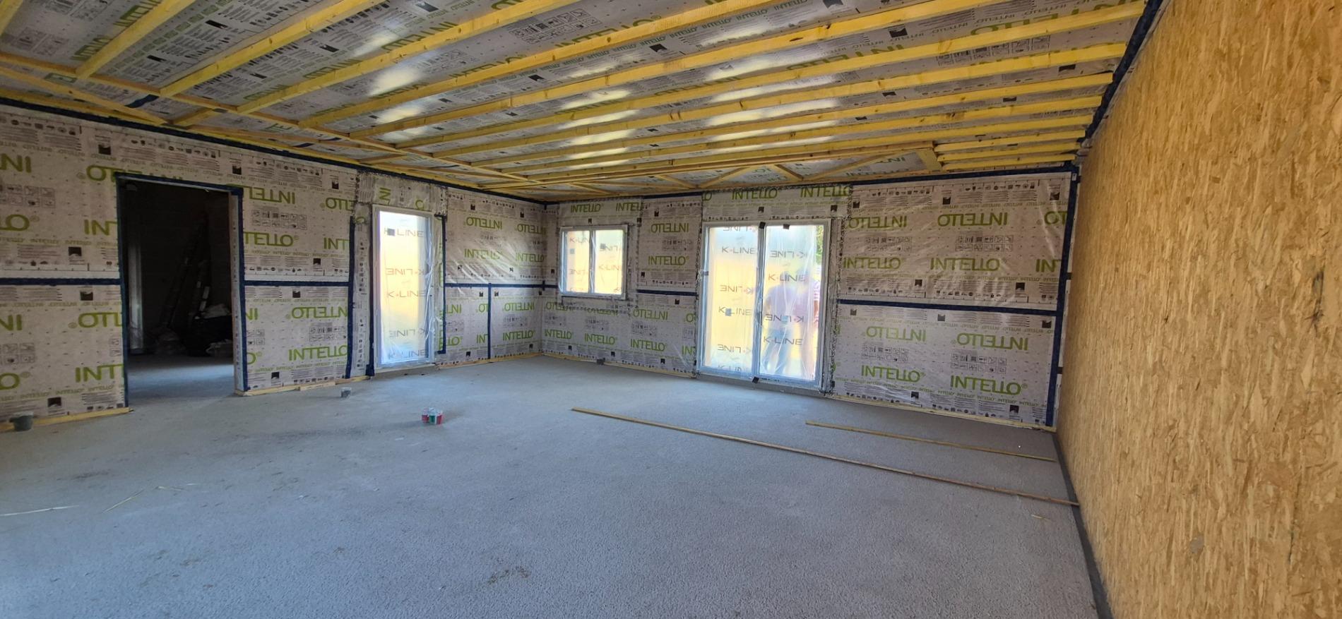 Ossature bois + enduit