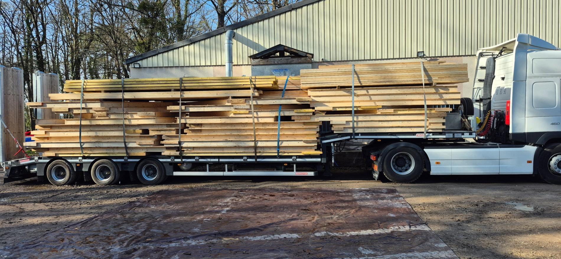 Ossature bois + enduit